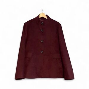 Old Navy Wine Colored Button Up Jacket